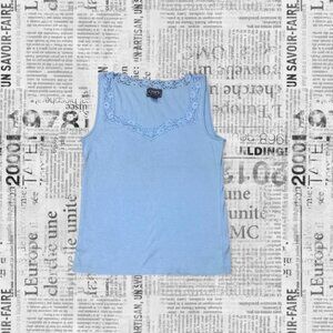 Women's Chaps Powder Blue Tank Top
